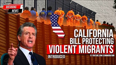 California Sanctuary City Bill Introduced🚨Protecting Violent Migrants with Felonies | Migrant Crisis