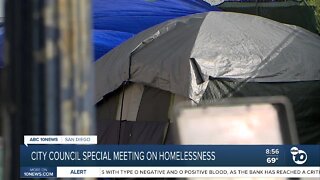 San Diego City Council holds special meeting on homelessness crisis