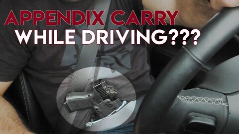 4 Tips to Make Appendix Carry More Comfortable When Driving + Belt Giveaway