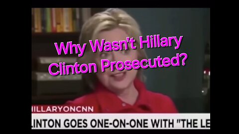 Hillary Clinton Not Prosecuted