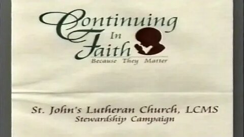 2001 - Continuing in Faith