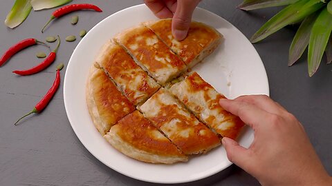 Giant cheese Hotteok recipe (Korean sweet pancake)