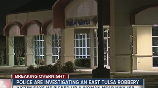 Tulsa Police are investigating an armed robbery in East Tulsa