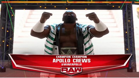 Apollo Crews Entrance WWE 2k22
