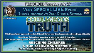 ***Courageous Truth with Mitchell Gerber & gene Decode (July 27, 2023, ***re-edited February 2023)