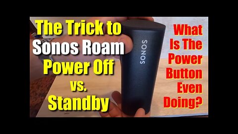 🔥Sonos Roam ● Everything You Need to Know: Power Button, Standby, Shut Off & Bluetooth Pairing ✅