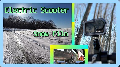 Electric Scooter in the Snow | Renegade Cruise