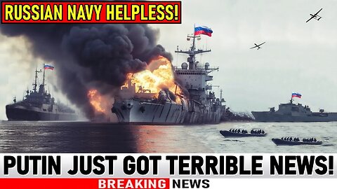 BREAKING NEWS! Ukraine hit Russian Black Sea Fleet with 'NEPTUN MISSILES' off coast Crimea!