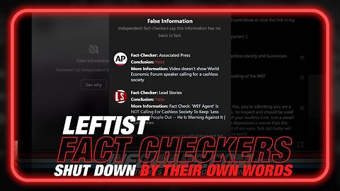 Leftist Fact Checkers Shut Down by Their Own Words
