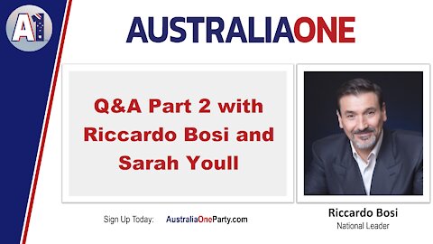 AustraliaOne Party - Q&A Part 2 with Riccardo Bosi and Sarah Youll