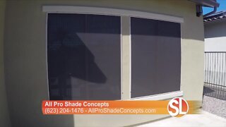 All Pro Shade Concepts shows how they can keep the sun from ruining your party!