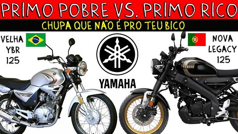 Agora LASCOU A NOVA YAMAHA Legacy 125 vem ai, mas você só vai ANDAR de YBR 125