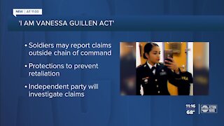 Key parts of 'I Am Vanessa Guillen Act' signed into law