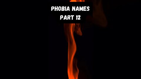 Phobia names part 12 #shorts #scary #phobia