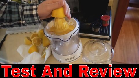 BLACK+DECKER 34oz Citrus Juicer, White, CJ625 A Honest Unboxing And Full Test And Review Video