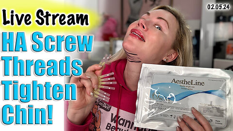 LIVE Tighten Double Chin with HA Screw Threads, Acecosm | Code Jessica10 saves you money