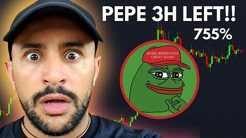 🚨 PEPE COIN: 3H LEFT!!!!!!!