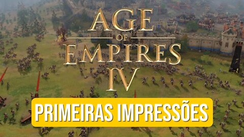 Age of Empires 4 gameplay 1x1 primeiras impressões