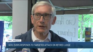 Gov. Evers responds to killing of judge in Juneau County
