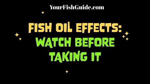 This Is What Fish Oil Does To Your Body: MUST WATCH BEFORE TAKING