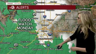 Cooler air with flooding potential on Monday