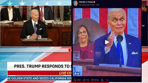 Trump Truths Biden State of the union LIVE