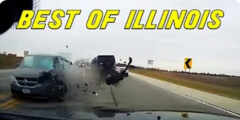 BEST OF ILLINOIS DRIVERS | 30 Minutes of Road Rage & Bad Drivers