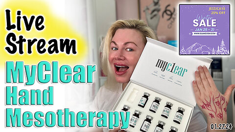 Live Stream Hand Mesotherapy with Myc1ear, Glamcosm Sale| Code Jessica10 Saves you 25% off!