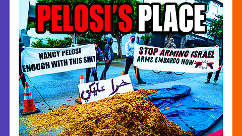 Protestors Dump Manure At Pelosi's House