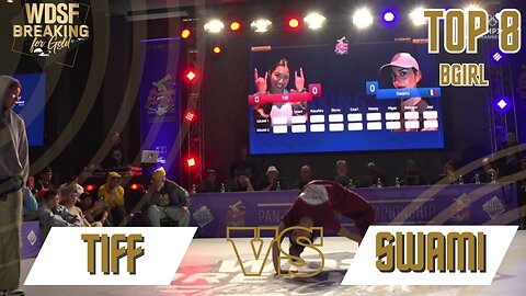 BGIRL TIFF VS BGIRL SWAMI | TOP 8 | WDSF PAN AMERICAN BREAKING CHILE 2023