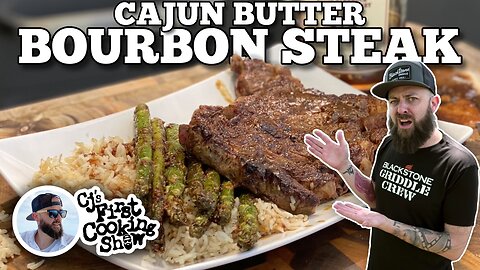 CJ's Cajun Butter Bourbon Steak | Blackstone Griddles