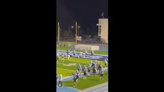 Longtime Bartlesville team manager scores touchdown on senior night