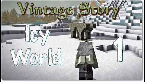 Vintage Story Icy World Permadeath Survival Challenge Longplay! Hunting Ruins, Warmth, and Food