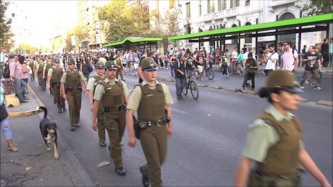 International Women’s Day in Santiago, Chile