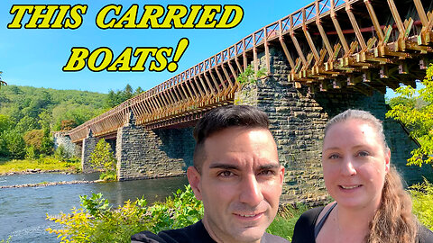 AMAZING ENGINEERING! | D&H Aqueduct Towpath