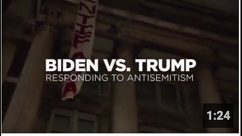 Israel is bombing 600,000 terrified little kids right now and this is Trump's campaign ad!