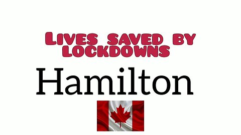 Lives saved by lockdowns in Hamilton