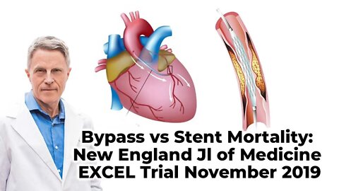Bypass vs Stent Mortality: New England Jl of Medicine EXCEL Trial November 2019