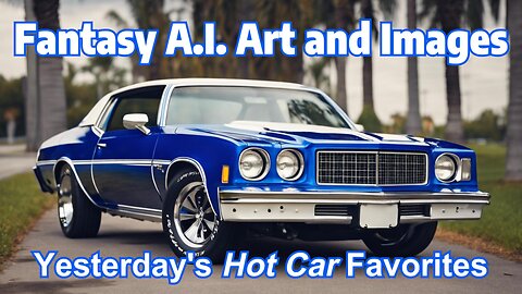 FANTASY A.I. ART: Yesterday's Hot Car Favorites #1