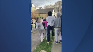 RAW: Shooter fires into crowd of kids in Covington after large fight