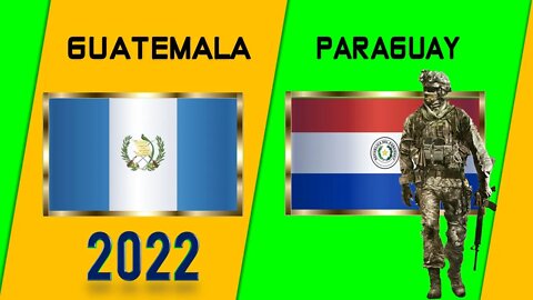 Comparación de Poder Militar Guatemala VS Paraguay 2022 | 🇬🇹vs🇵🇾