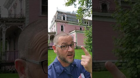 ABANDONED Second Empire Victorian Home ONE MINUTE TOUR!! #abandoned #shortsvideo #shortsfeed #shorts