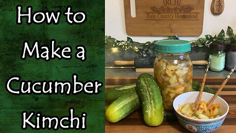 How to Make a Cucumber Kimchi