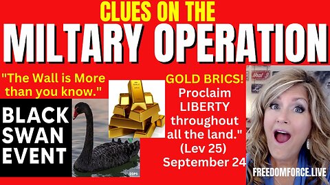 08-23-23   Clues on the Military Operation - Gold and the Wall - Day of Atonement