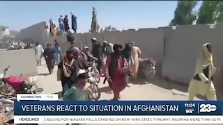 Local veteran reacts to the situation in Afghanistan