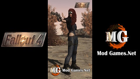 Fallout 4 - Mod Games Net - Leona KOF - Factor Rifle - Mokoto Outfit - Cobra Officers Revolver