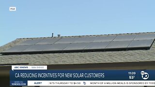 California reducing incentives for new rooftop solar panels