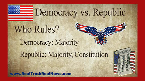 🇺🇸 The Difference Between a "Democracy" and "Constitutional Republic" is Easily Explained