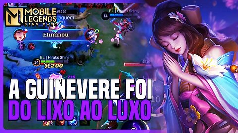 ELA TA COM 70% DE BAN NO GLÓRIA NA ASIA!! FCIOU INSANA | GUINEVERE | MLBB