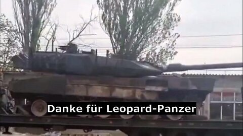 Danke für Leopard-Panzer